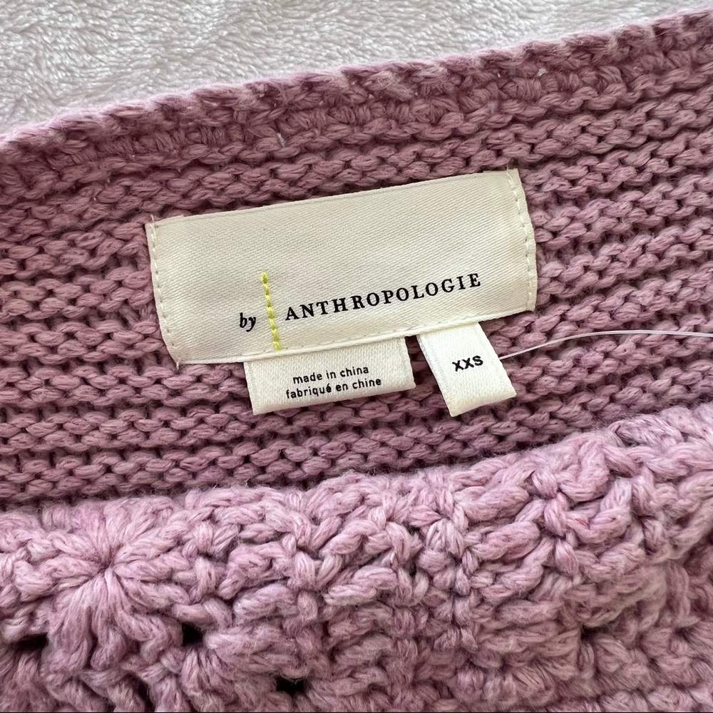 Anthropologie Kora Crochet Pullover Sweater NWOT - Picture 7 of 11
